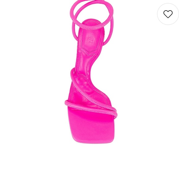 NWOB Schutz x Revolve Shalla Heel in Bright Pink Sz 9
